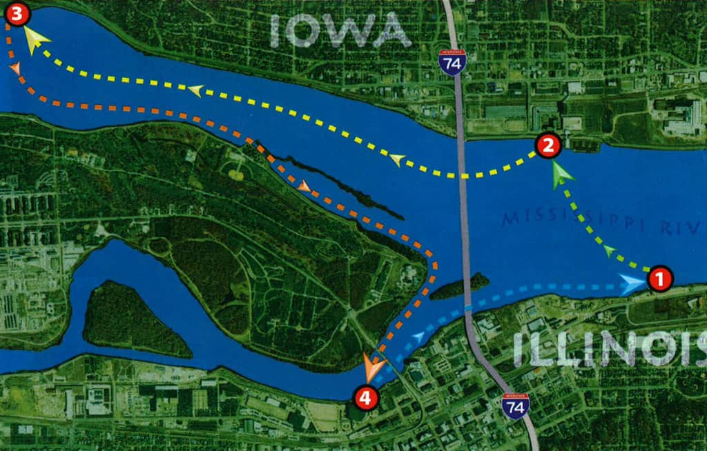 Channel Cat route map